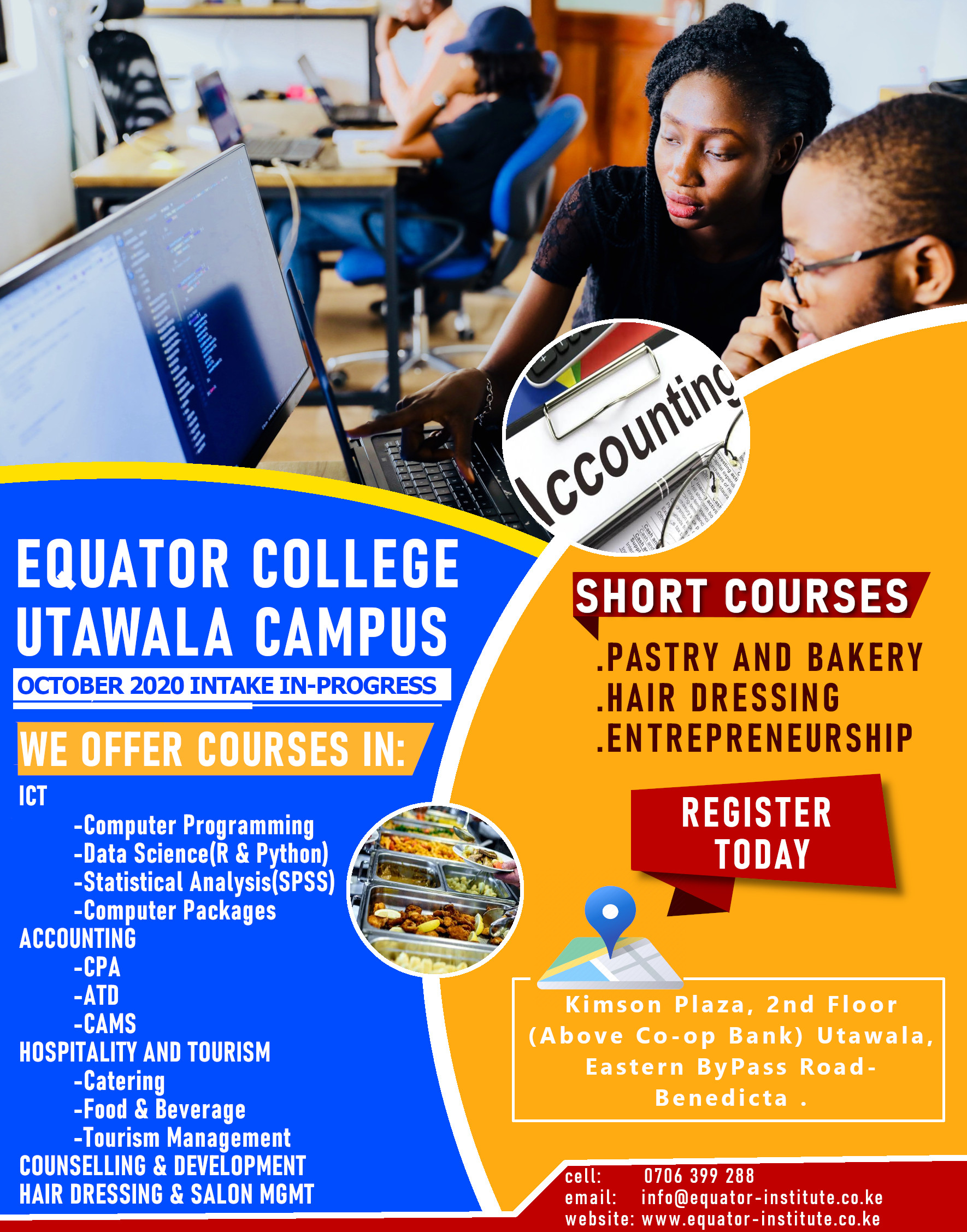 Equator Institute August - October 2021 Intake Ongoing